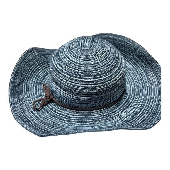 Rigon Headwear Women's Foldable Travel Packable Floppy Wide Brim Straw Sun Hat - Picture 5 of 8